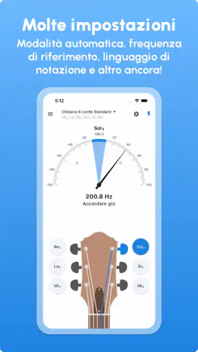 Accordatore Chitarra LikeTones screenshot 4