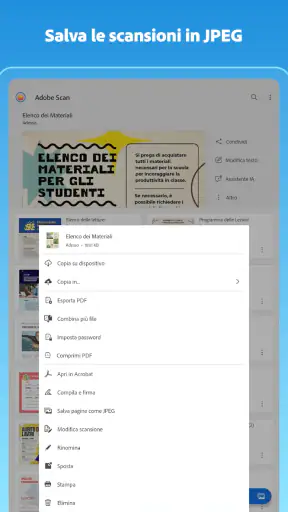 Adobe Scan: Scanner PDF e OCR screenshot 12