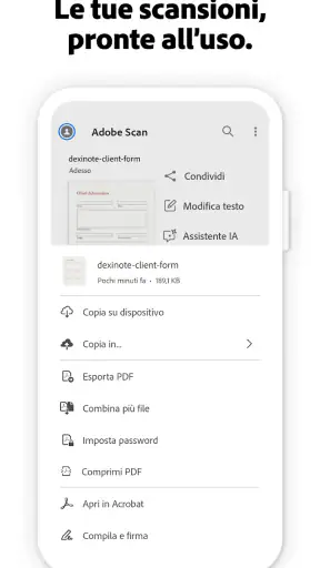 Adobe Scan: Scanner PDF e OCR screenshot 3