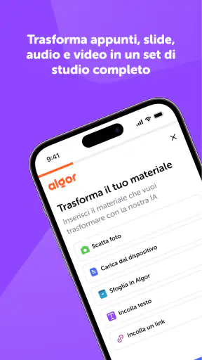 Algor: AI per studiare screenshot 12