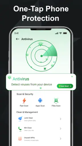 Antivirus: Pulizia spazzatura screenshot 1