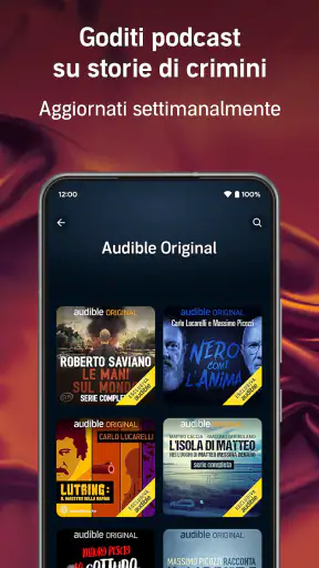 Audible: audiolibri e podcast screenshot 5