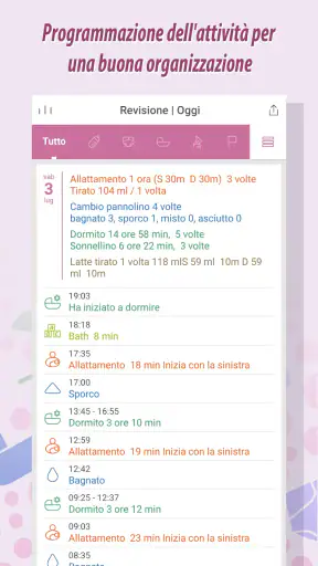 Baby Tracker - Diario bebè screenshot 2