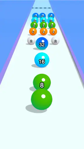 Ball Run 2048: merge number screenshot 6