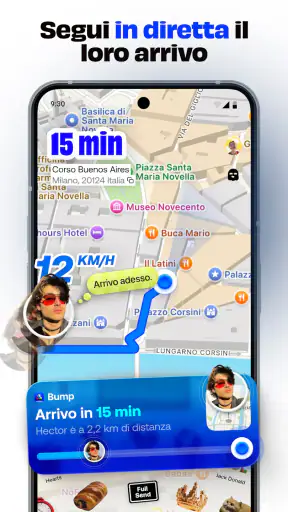 Bump - mappa per amici screenshot 3