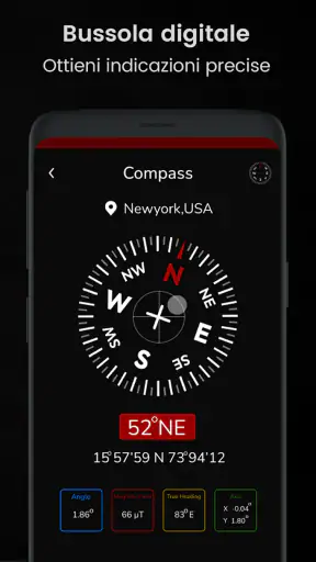 bussola digitale app screenshot 1