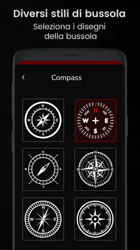 bussola digitale app screenshot 2