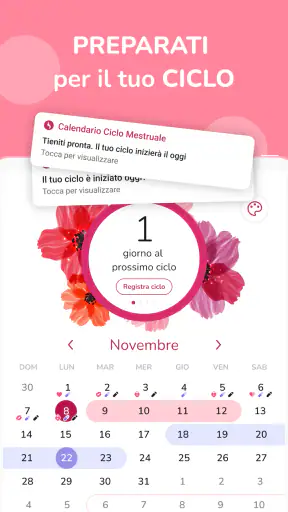 Calendario Ciclo Mestruale screenshot 10