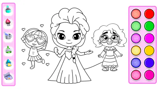 Colora Principesse Glitter screenshot 6