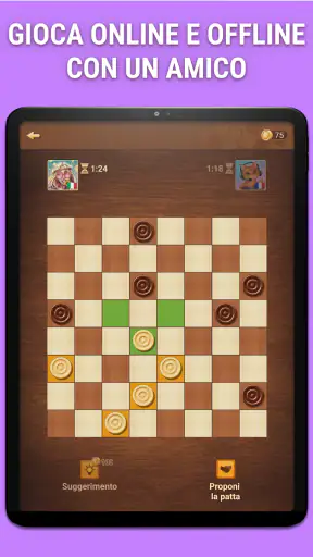 Dama: gioca online e offline screenshot 9