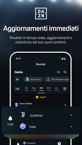 DAZN - Diretta Calcio e Sport screenshot 5