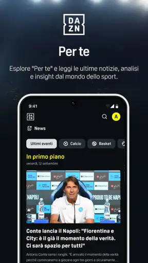 DAZN - Diretta Calcio e Sport screenshot 7