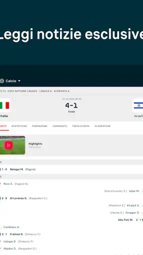 Diretta: Risultati Live & News screenshot 10