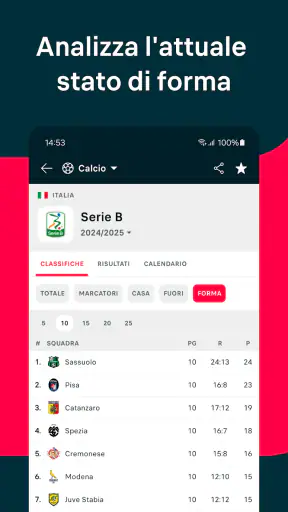 Diretta: Risultati Live & News screenshot 7