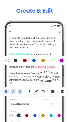 Documento Word Office App screenshot 8