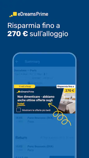 eDreams: Voli, Hotel e Auto screenshot 4
