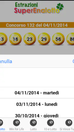 Estrazioni Lotto screenshot 2
