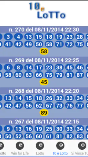 Estrazioni Lotto screenshot 7
