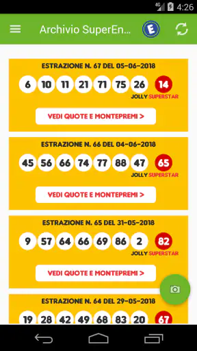 Estrazioni Lotto SuperEnalotto screenshot 11