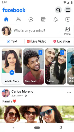 Facebook Lite screenshot 1