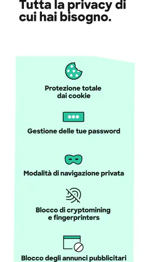 Firefox browser riservato screenshot 2