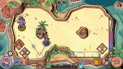 Flick Shot Rogues screenshot 1