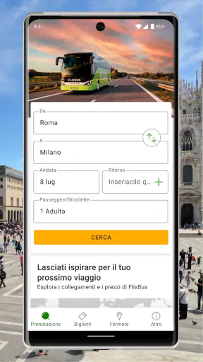 FlixBus: Biglietti Autobus screenshot 2