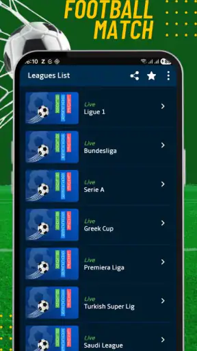 Football Live TV HD screenshot 3