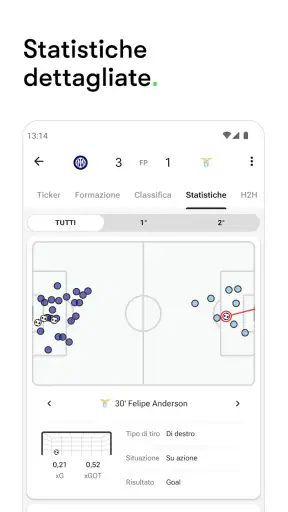 FotMob - Calcio risultati screenshot 7