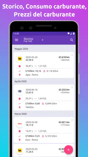 Fuelio: prezzi benzina, costi screenshot 3
