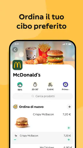Glovo Cibo a domicilio e altro screenshot 3