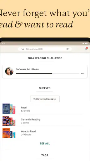 Goodreads: Book Tracker & More screenshot 10