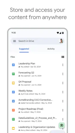 Google Drive screenshot 1