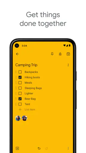 Google Keep: note ed elenchi screenshot 2