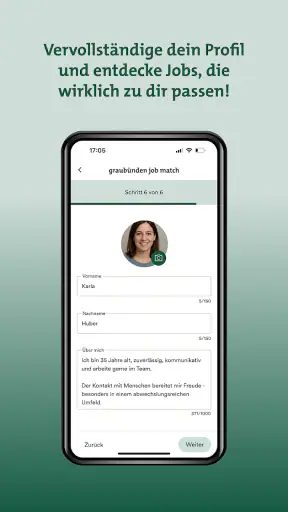 graubünden job match screenshot 7