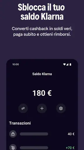 Klarna: Soldi più smart screenshot 7