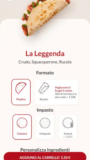 LA Piadineria screenshot 2