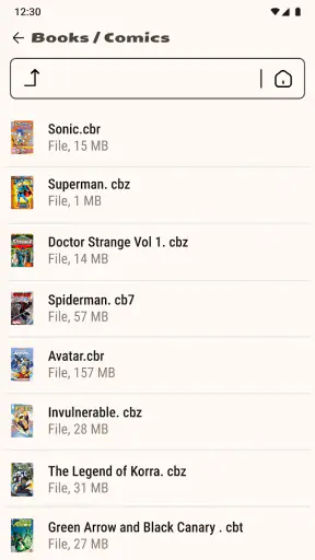 Lettore di fumetti (cbz/cbr) screenshot 5