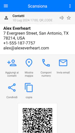 Lettore QR code screenshot 10