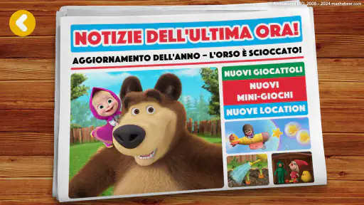 Masha e Orso Tamagotchi Giochi screenshot 1