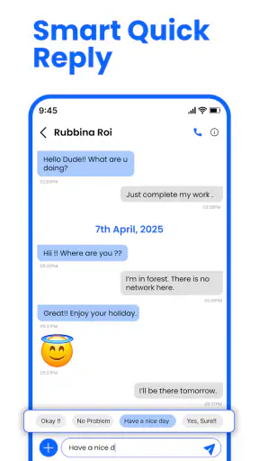 Messenger: SMS Home Launcher screenshot 12
