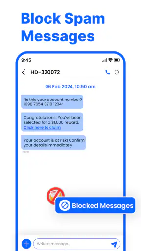 Messenger: SMS Home Launcher screenshot 4