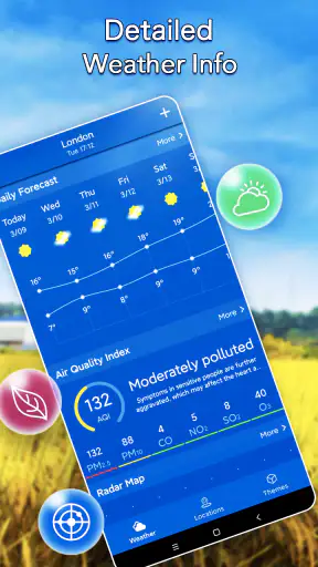 Meteo locale:Widget Previsioni screenshot 1
