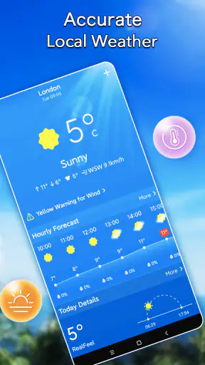 Meteo locale:Widget Previsioni screenshot 3
