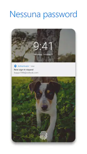 Microsoft Authenticator screenshot 2