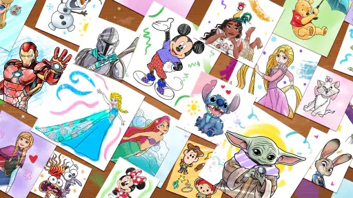 Mondo Disney da Colorare screenshot 2