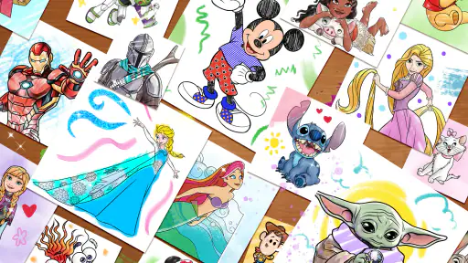 Mondo Disney da Colorare screenshot 9