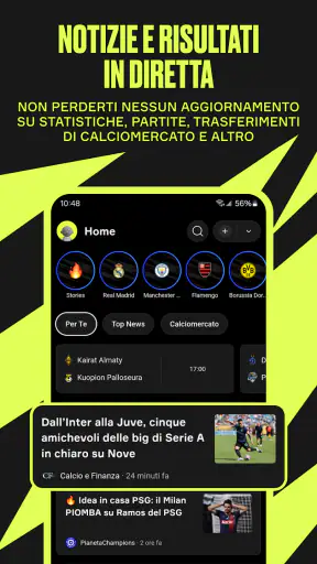 OneFootball: Risultati Calcio screenshot 1