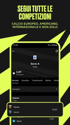 OneFootball: Risultati Calcio screenshot 2