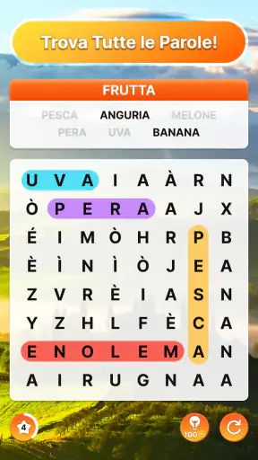 Parole intrecciate Italiano screenshot 2